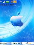 Download mobile theme Apple Blue