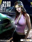 Download mobile theme NFS Girl