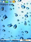 Download mobile theme blue water drops