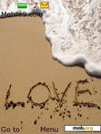 Download mobile theme Love On Beach