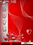 Download mobile theme animated love