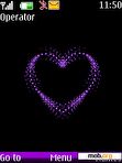 Download mobile theme animated heart