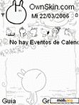 Download mobile theme black and white cartoon