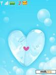 Download mobile theme blue heart