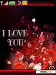 Download mobile theme animated love