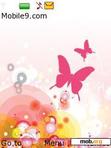 Download mobile theme abstract butterfly