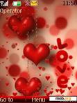 Download mobile theme Animated Love Heart