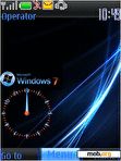 Скачать тему SWF Windows7 Clock (Real Clock)