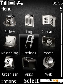 Download free Vertu theme for Symbian S40 5th Edition.
