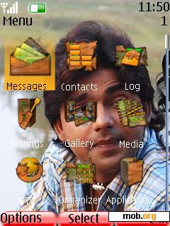 Download free pawan singh theme for Symbian S40 5th Edition.