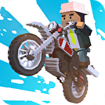 Blocky moto bike sim 2017 icono