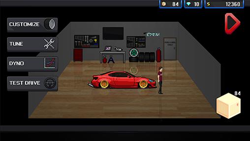 Pixel car racer captura de pantalla 1