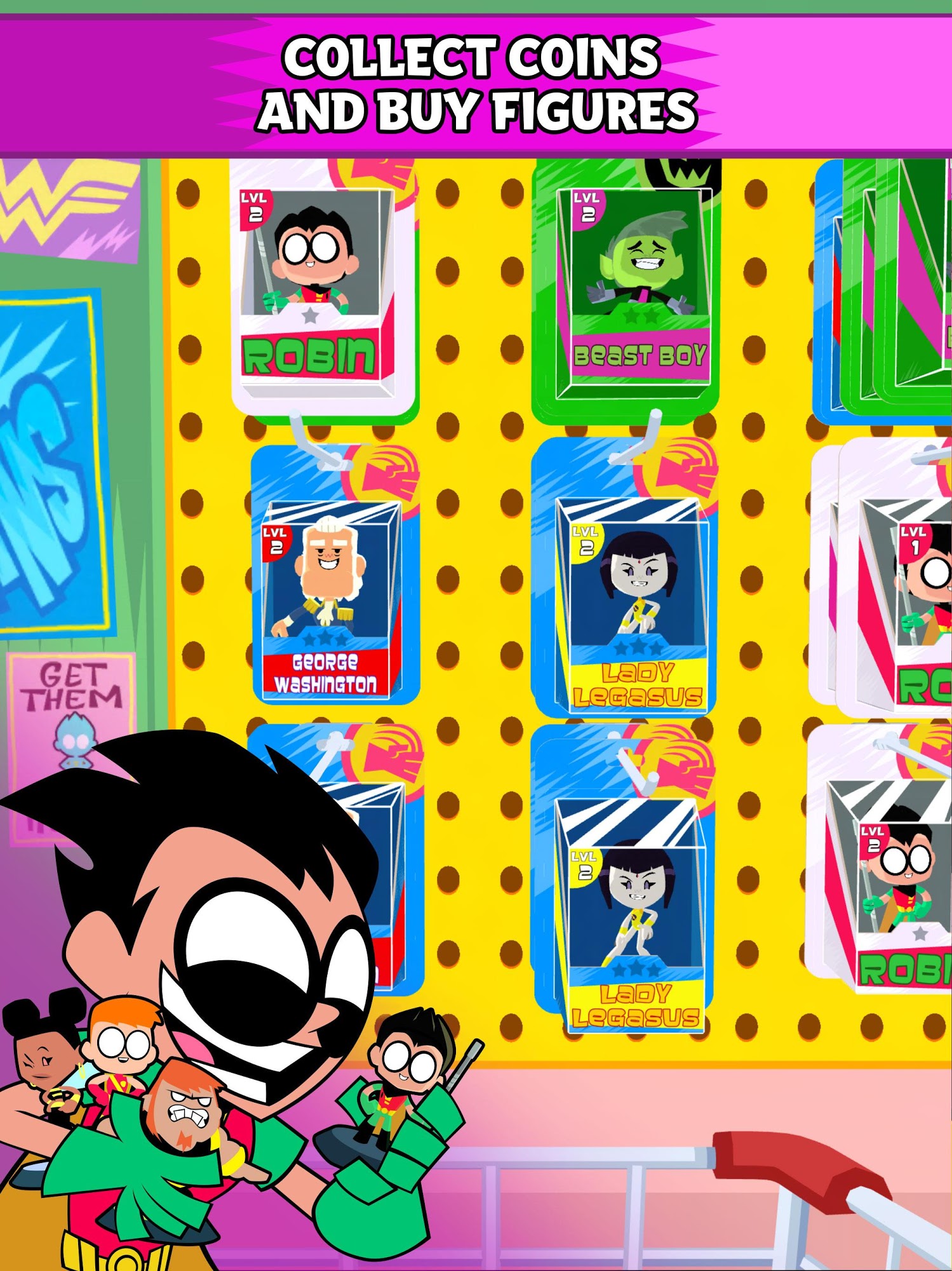 Teeny Titans: Collect & Battle captura de tela 1