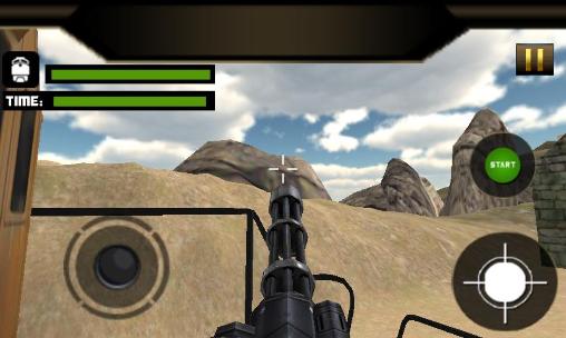 Desert train: Gunship. Battle bullet train 3D pour Android