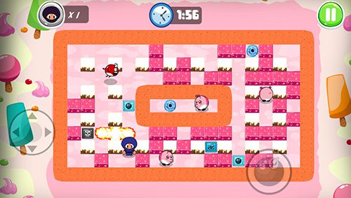 Ninja boy adventures: Bomberman edition for iPhone for free