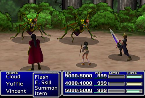 日本語のFinal fantasy 7 