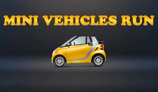 Mini vehicles run icon