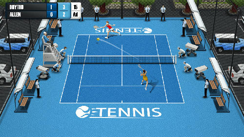 Pocket tennis league captura de pantalla 1