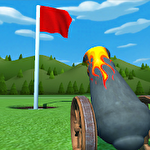 Meat cannon golf icon