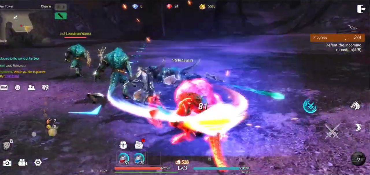GIGA Dragon War captura de pantalla 1