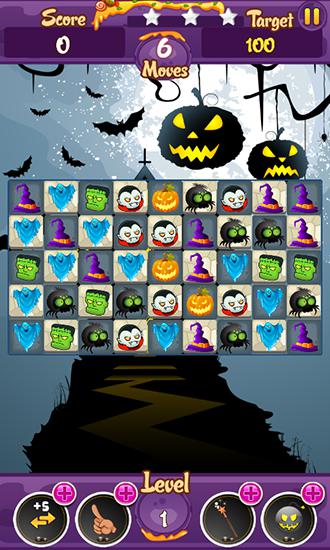 Halloween crush: Match 3 game pour Android