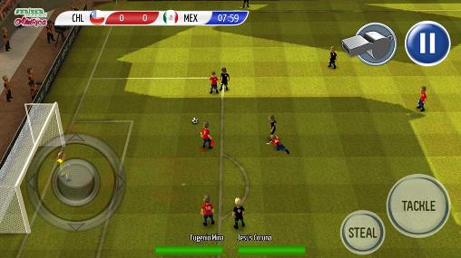 Striker soccer: America 2015 screenshot 1