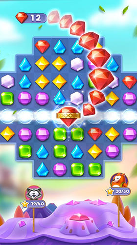 Bling crush: Match 3 puzzle game captura de tela 1