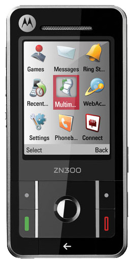Download ringtones for Motorola ZN300