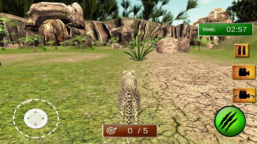 African cheetah: Survival sim für Android