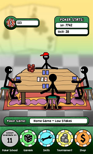 Stickman poker tycoon pour Android