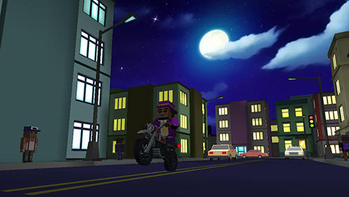 Moto rider 3D: Blocky city 17 pour Android