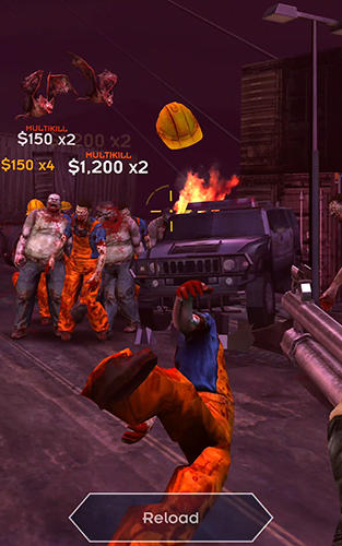 Dead city: Zombie shooting offline скриншот 1