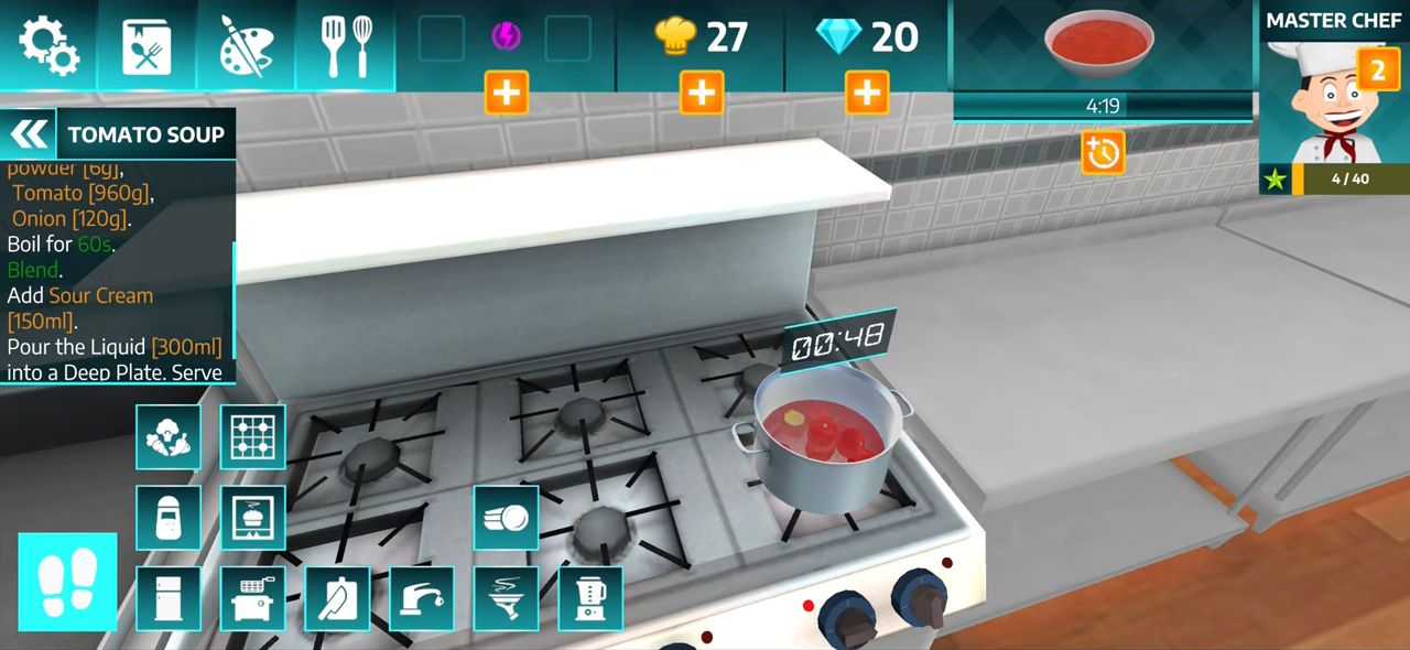 Cooking Simulator Mobile: Kitchen & Cooking Game captura de pantalla 1