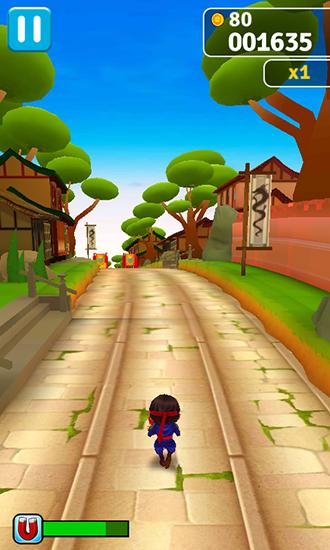 Ninja kid run captura de pantalla 1