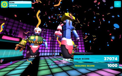 Robot dance party for iOS devices