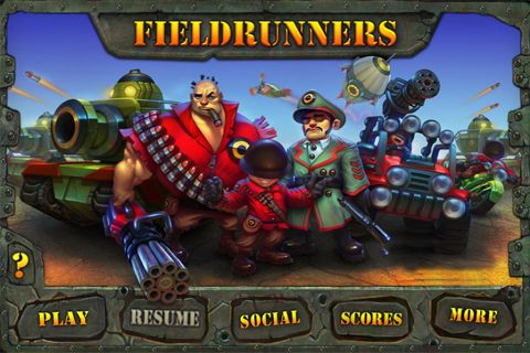 Strategies: download Fieldrunners for your phone