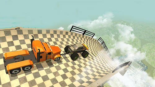 Double impossible mega ramp 3D screenshot 1