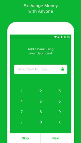 Security Cash app in English