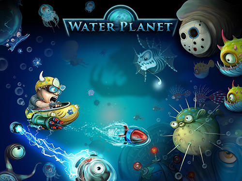 Water planet icon