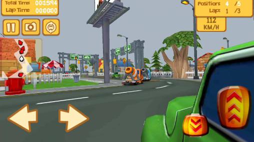 Cartoon race 3D: Car driver для Android