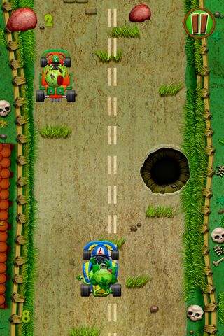 Zombies race plants for iPhone for free
