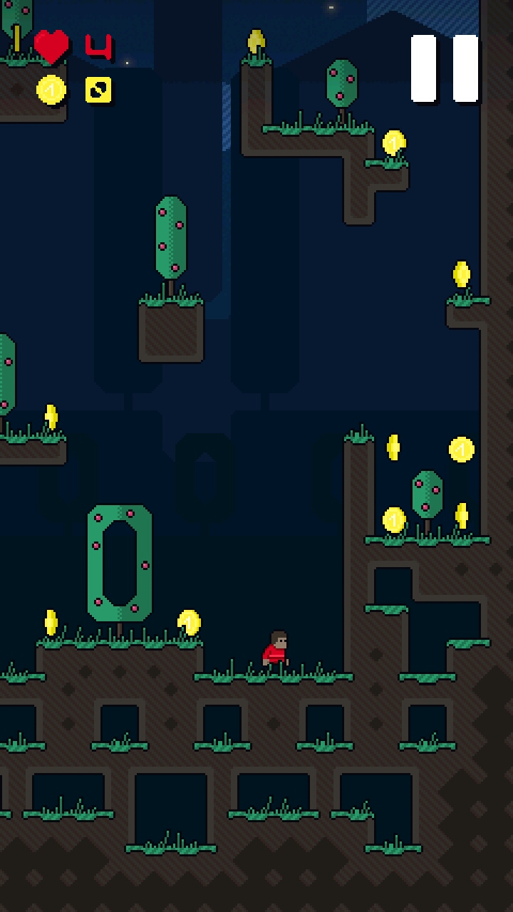 Pixels can jump: 2D Pixel Game for Android