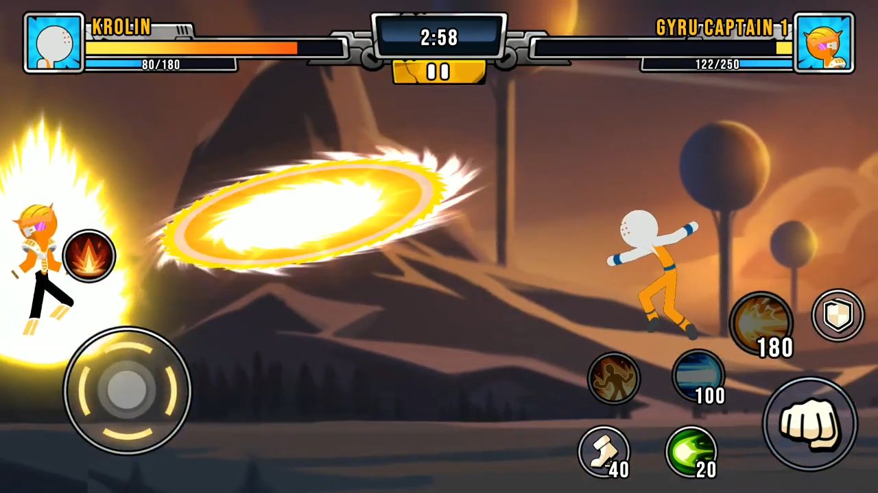 Super Stickman Dragon Warriors captura de tela 1