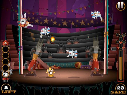 Stunt bunnies: Circus for iOS devices