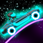 Neon climb race icon