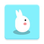 Funny bunny icon