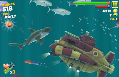 Hungriger Hai Evolution
