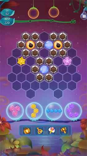 Flower secret: Hexa block puzzle and gems eliminate для Android
