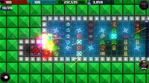Geometry defense: Infinite pour Android