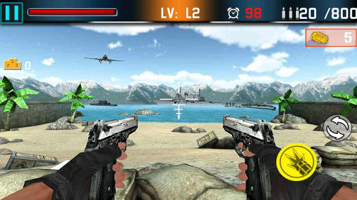 Shoot war: Gun fire defense for Android